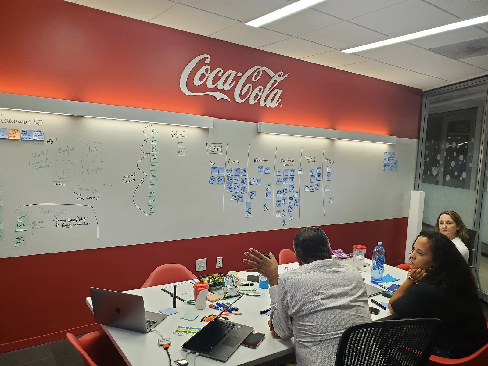 Empathy maps workshop at the Atlanta office