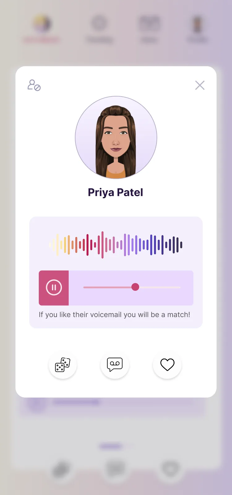 SwoonMe matching: profile and preferences